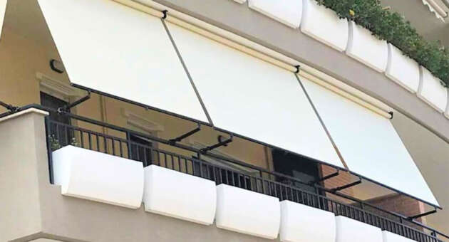 Tende da sole: divieto di agganciarle al cielino del balcone aggettante